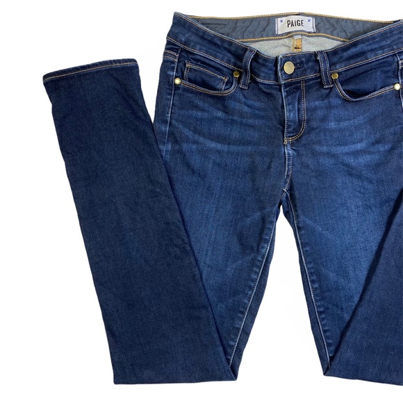 ♦️SOLD♦️PAIGE Skyline Skinny Jeans Surface Wash - Picture 5 of 13